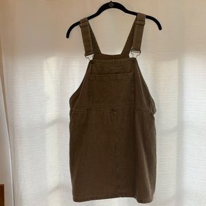Corduroy Overalls Dress